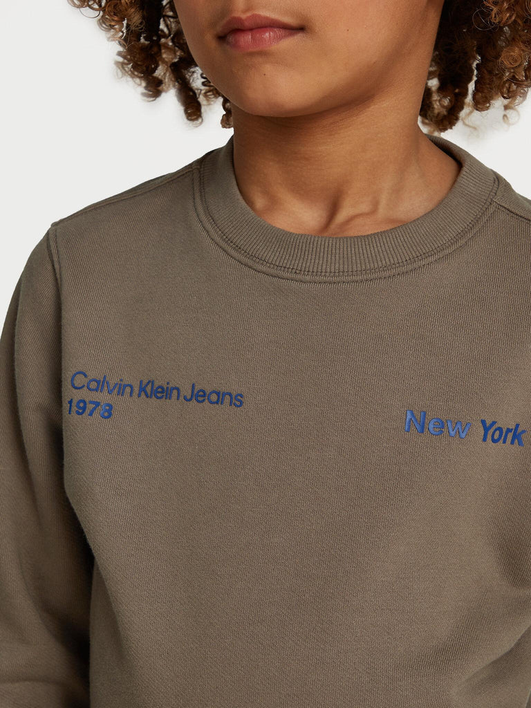 CALVIN KLEIN JEANS TERRY GRAPHIC CN