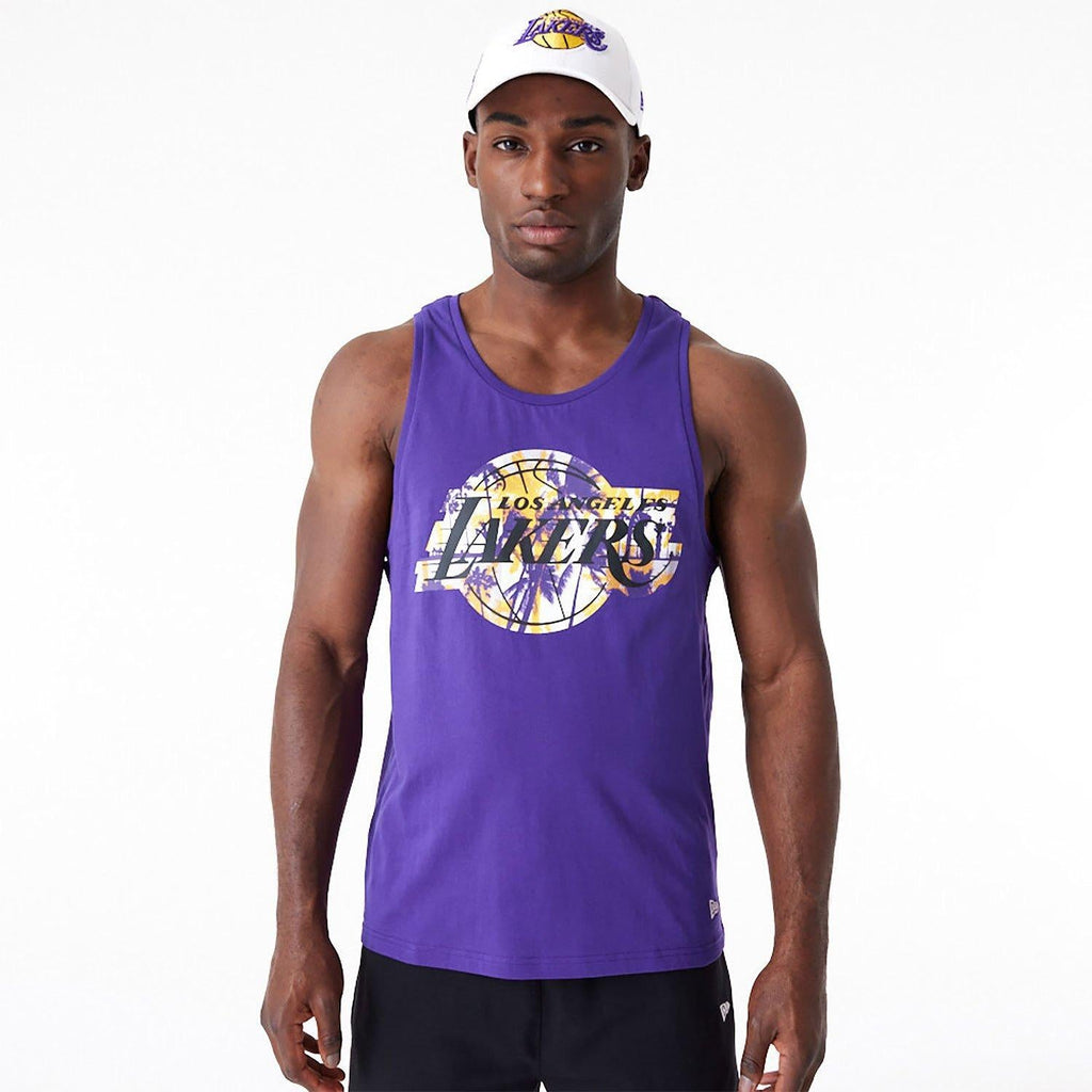 NEW ERA NBA PALM TREE INFILL TANK LOSLAK  TRPWHI