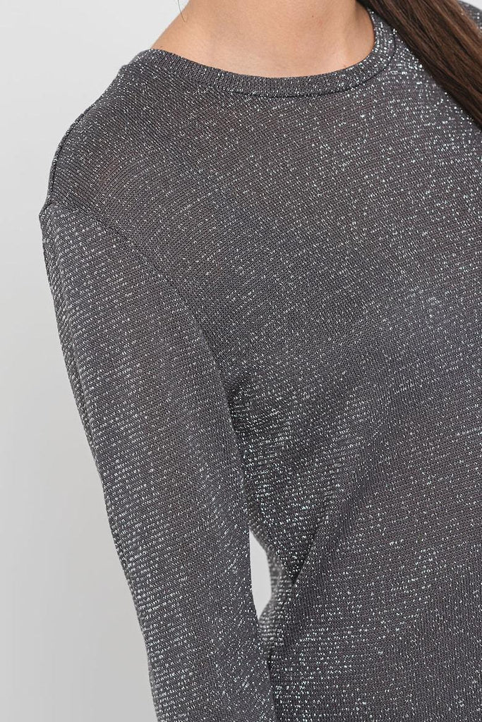 ONLY ONLISABEL L/S O-NECK GLITTER TOP JRS