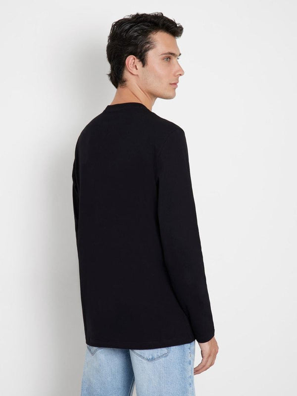 GUESS LS CN TRIANGLE TEE