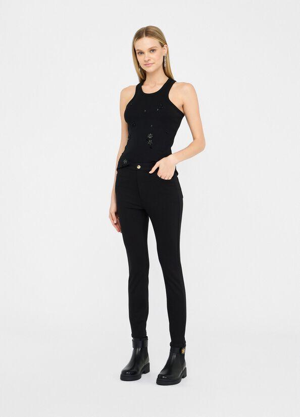 LIU JO ECS PANT.JERSEY LUNGO