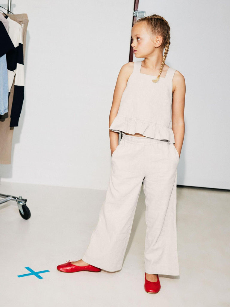 NAME.IT NKFFALINNEN WIDE PANT NOOS