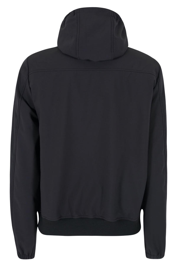 YES ZEE GIUBBINO UOMO TIPO BOMBER CON CAPPUCCIO,SFODER.