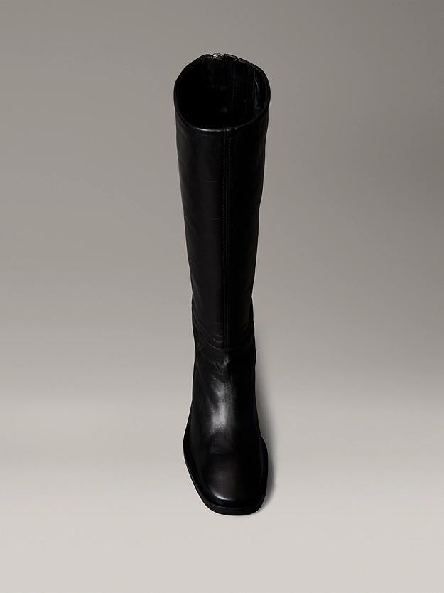 CALVIN KLEIN BLOCK HEEL KNEE BOOT