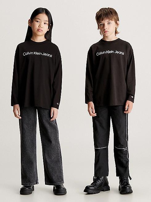 CALVIN KLEIN JEANS INST. LOGO RELAXED LS T-SHIRT