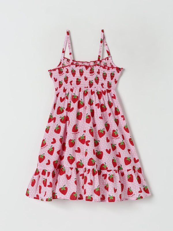 MC2 SAINT BARTH GIRL SHIRRED SHORT DRESS