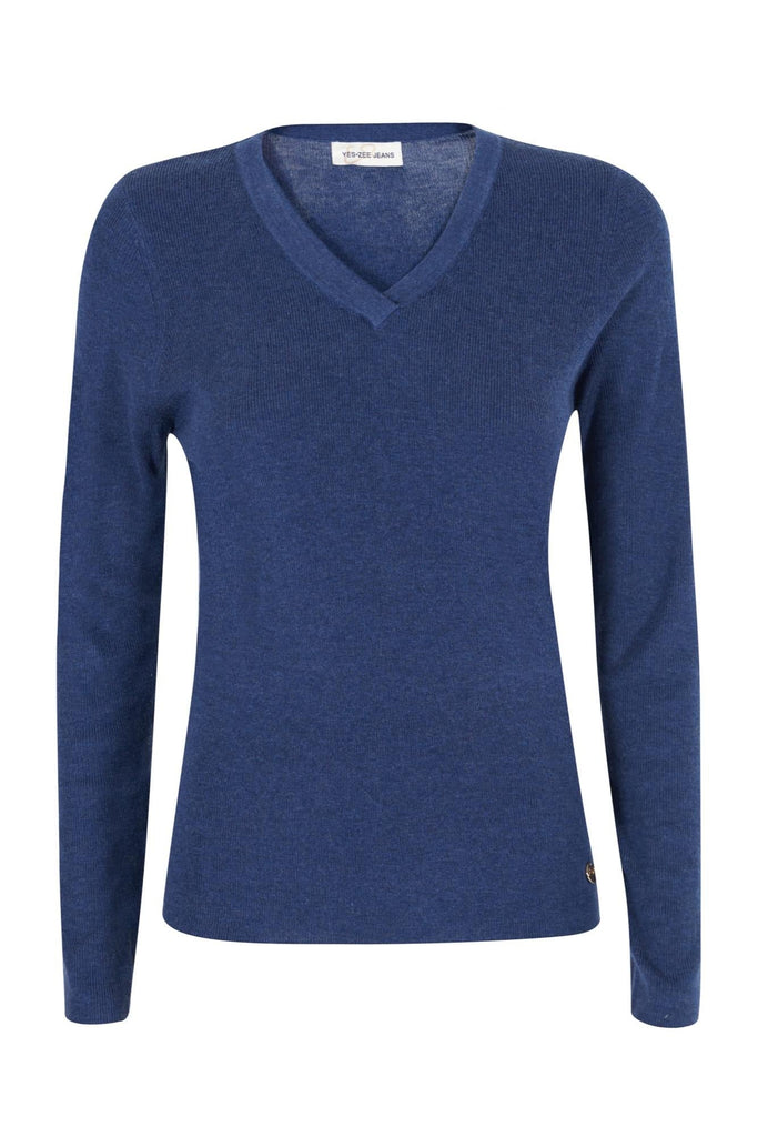 YES ZEE MAGLIA DONNA SCOLLO A V