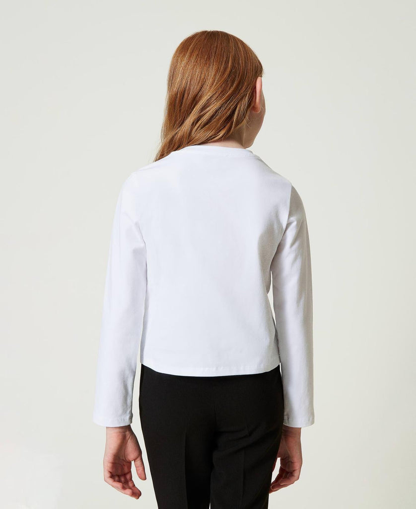 TWINSET T-SHIRT M/L STAMPA PRETTY DOLL