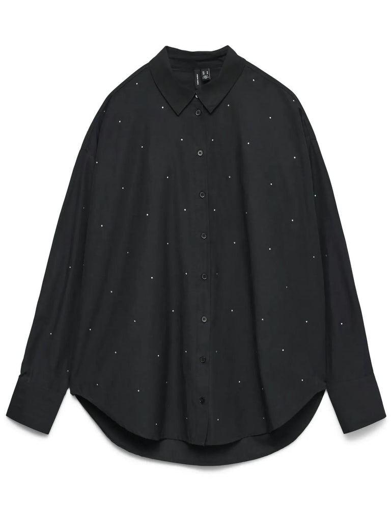 VERO MODA VMFANNI RHINESTONE LS SHIRT WVN NOOS