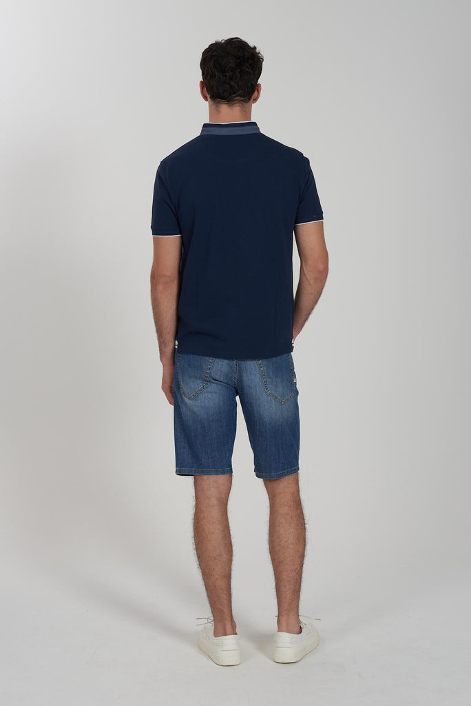 YES ZEE BERMUDA JEANS UOMO 5 TASCHE, SLIM