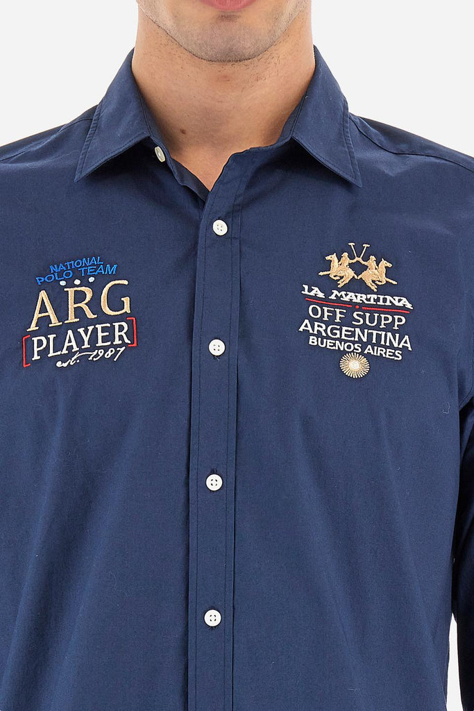 LA MARTINA MAN SHIRT L/S POPLIN