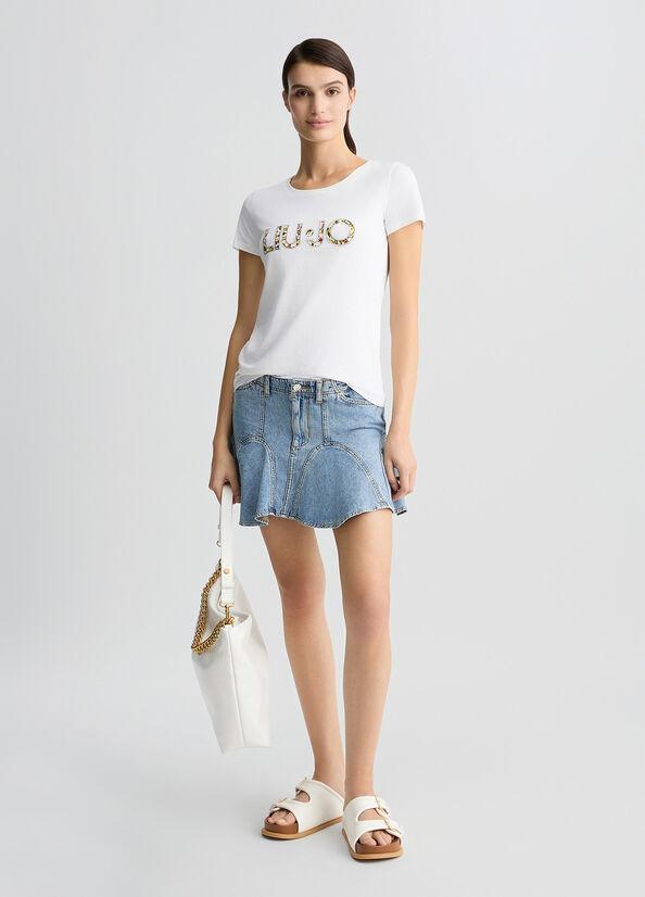 LIU JO ECS T-SHIRT BASICA M/C