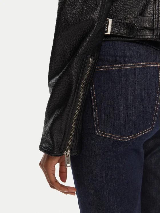 GUESS JEANNINE PU STITCHED JACKET