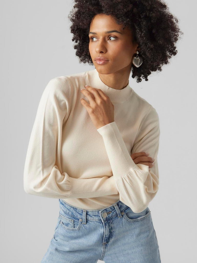 VERO MODA VMHOLLYKARISPUFF LS HIGHNK PULLOV GA BOO