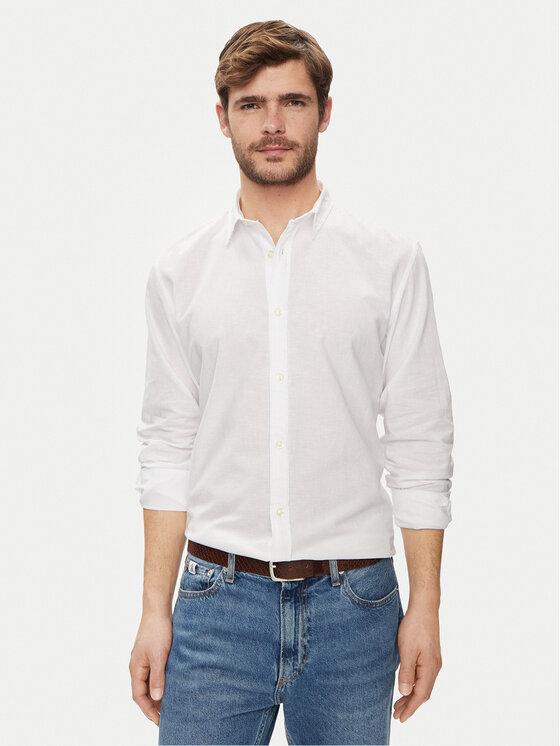 JACK AND JONES JJELINEN BLEND SHIRT LS SN
