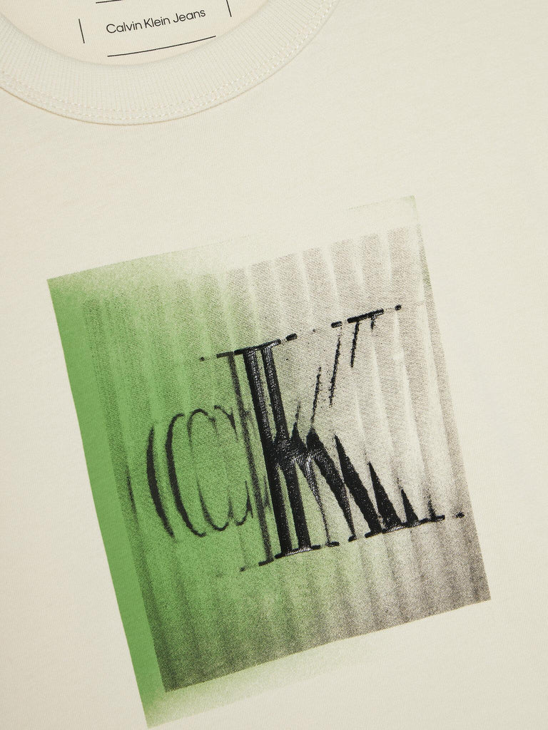 CALVIN KLEIN JEANS LARGE SHIFTED CK SS T-SHIRT