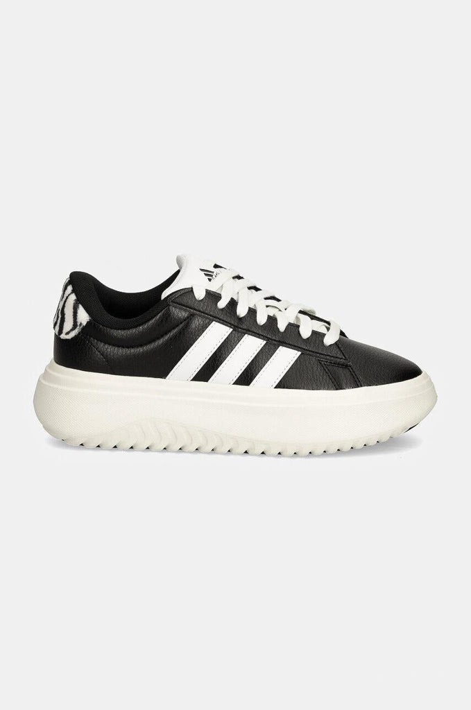 ADIDAS GRAND COURT PLATFOR CBLACK/FTWWHT/CWHITE