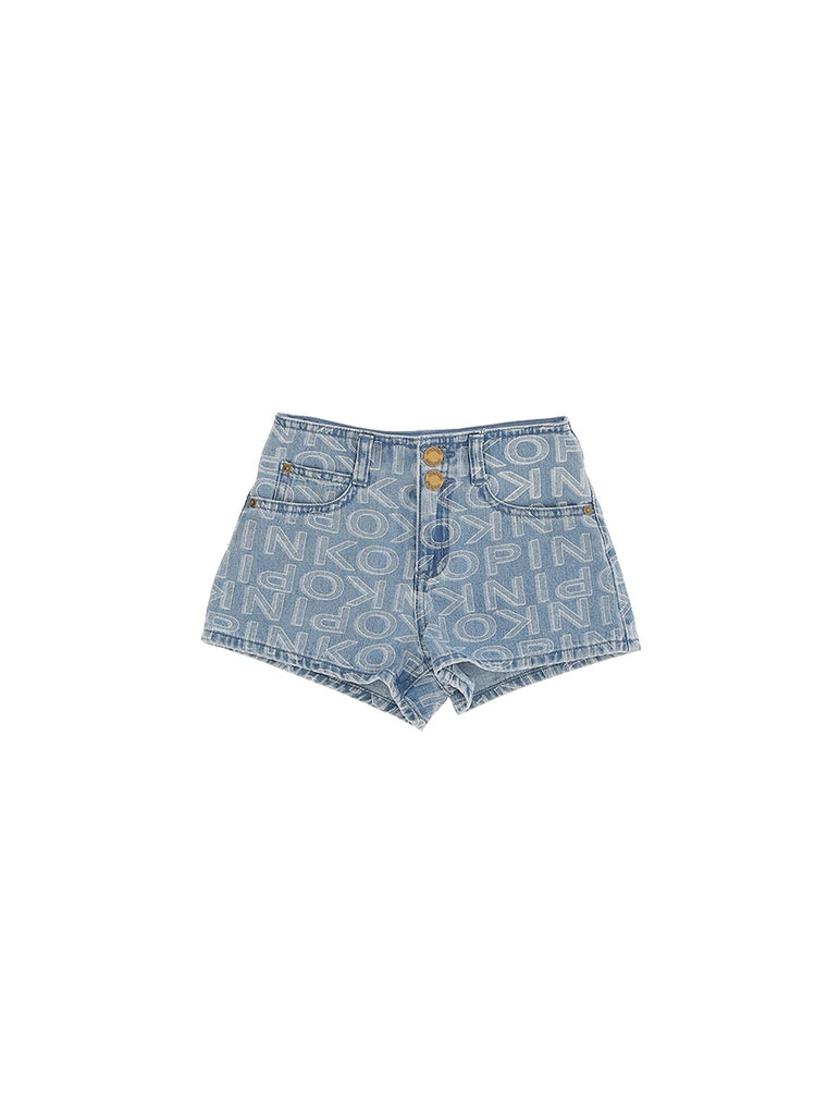 PINKO SHORTS DENIM ALLOVER PINKO PINKO