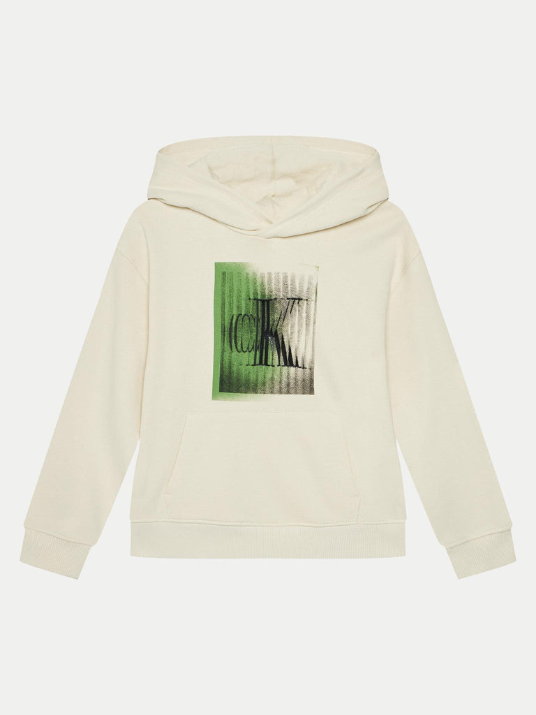 CALVIN KLEIN JEANS LARGE SHIFTED CK HOODIE