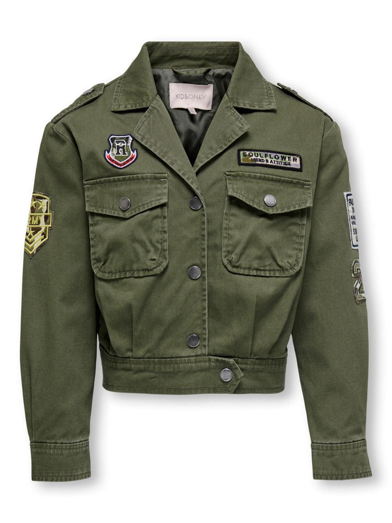 ONLY KIDS KOGSTINE SHORT BADGES JACKET OTW