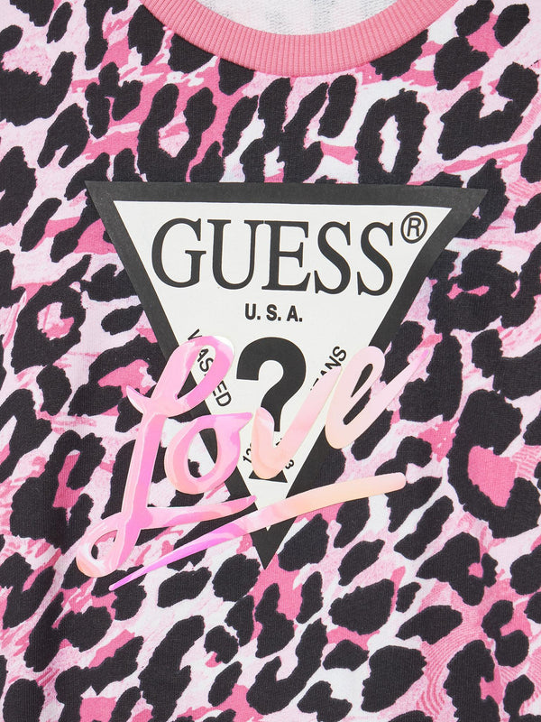 GUESS CROP LS ACTIVE TOP