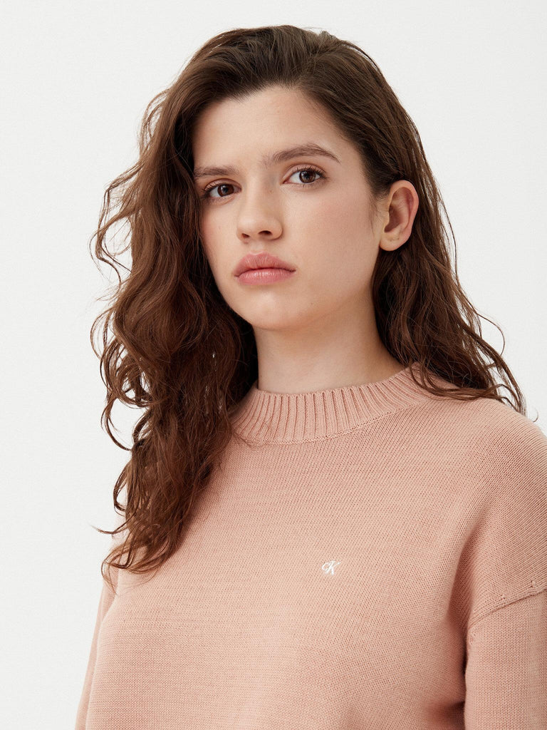 CALVIN KLEIN JEANS MONOGRAM EMBRO CREWN