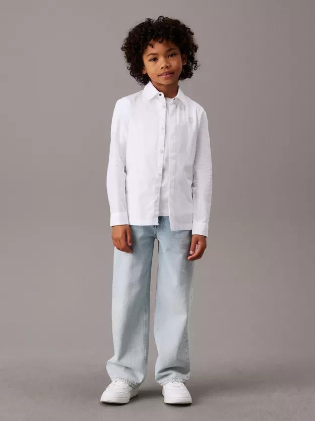 CALVIN KLEIN JEANS CEREMONY POPLIN SHIRT