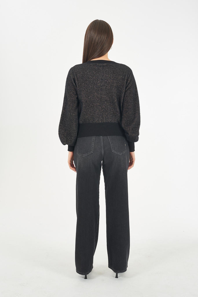 YES ZEE MAGLIA DONNA CARDIGAN CORTO