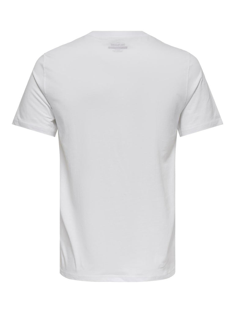 ONLY&SONS ONSMAX LIFE SS STITCH TEE NOOS