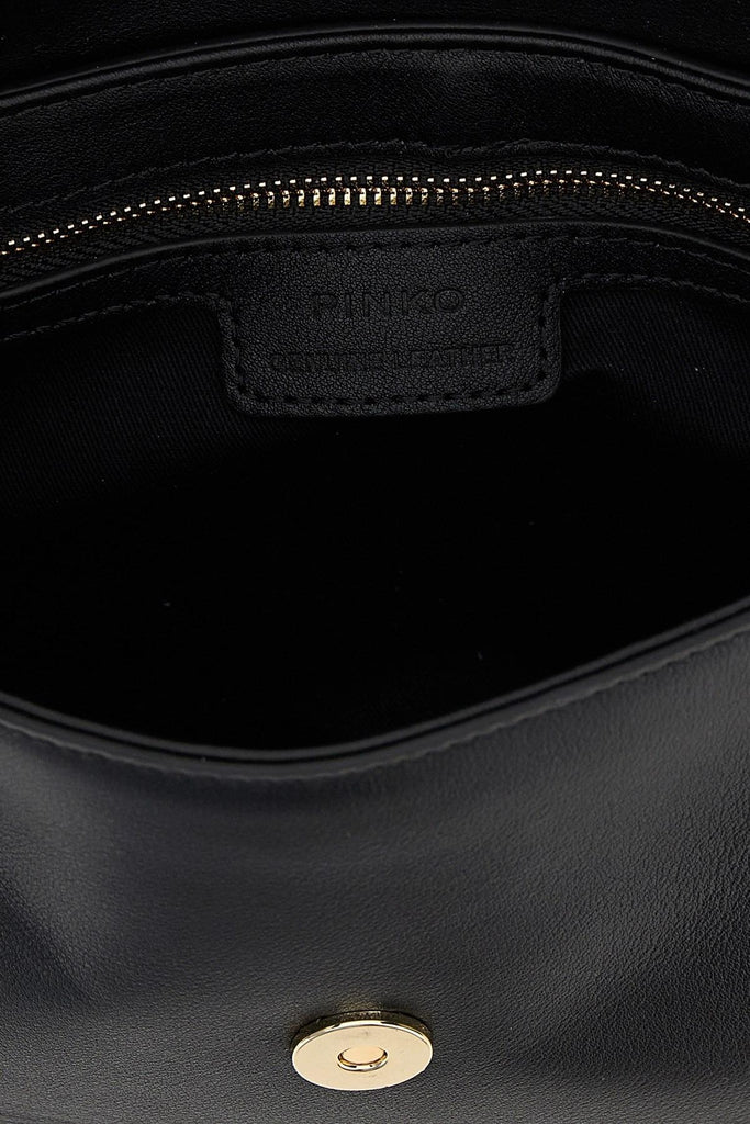 PINKO SADDLE MINI VITELLO FIORE
