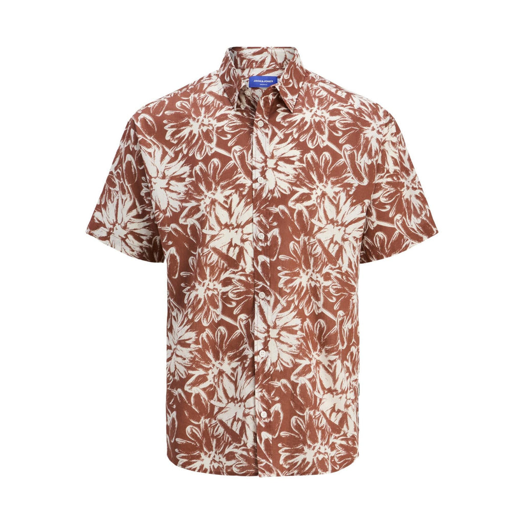 JACK AND JONES JORJOSHUA SPLIT AOP SHIRT SS