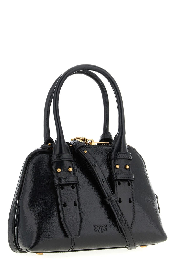 PINKO BOWLING BAG ZIP MINI PELLE NAP