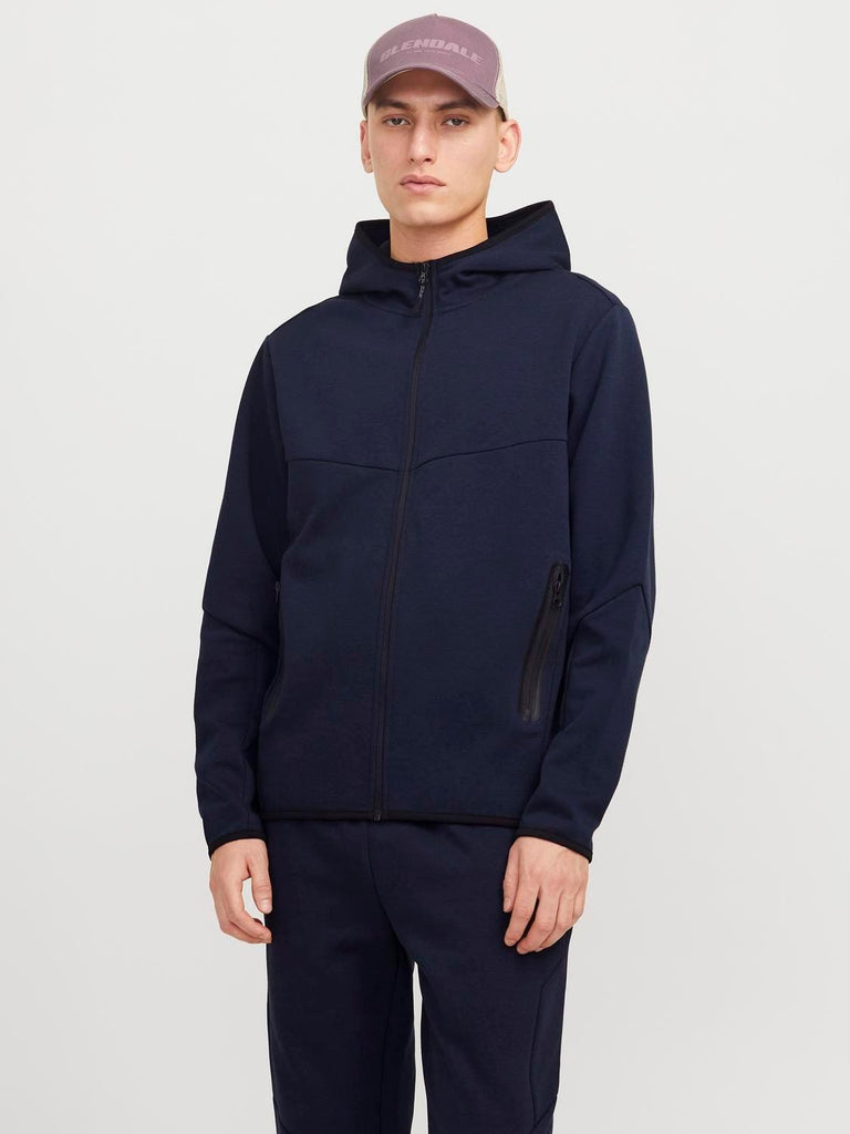 JACK AND JONES JCOFUSION SWEAT ZIP HOOD NOOS