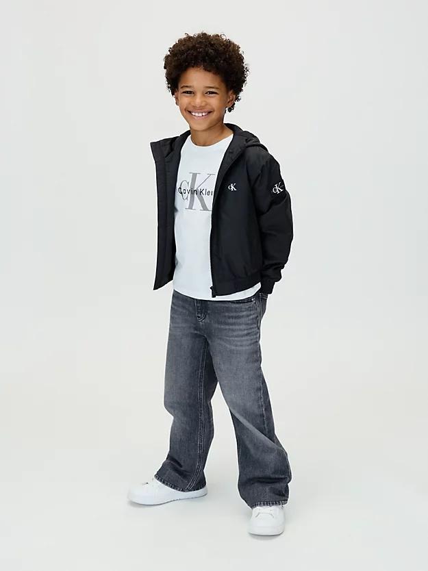 CALVIN KLEIN PADDED HOODED HARRINGTON JACKE