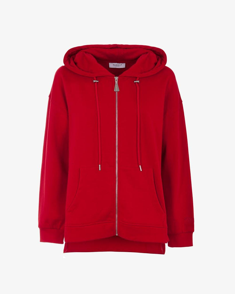 MARKUP FELPA CAPPUCCIO ZIP