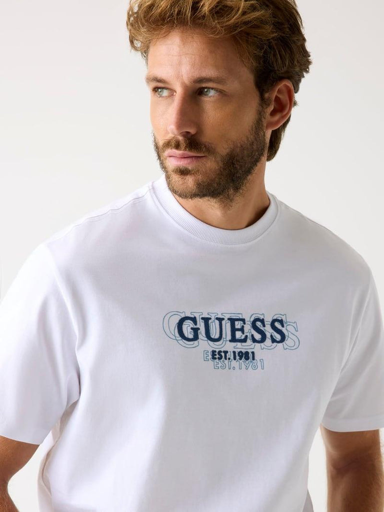 GUESS CN SS SMALL LOGO TEE