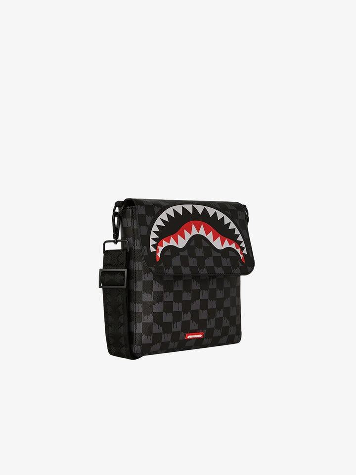 SPRAYGROUND DRIP CHECK SHARK MESSENGERSLING