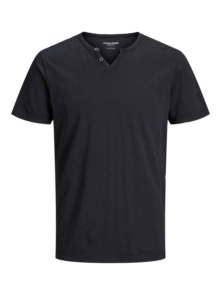JACK AND JONES JJESPLIT NECK TEE SS NOOS
