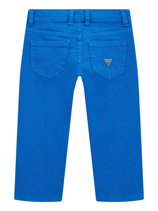 GUESS GMD STR BULL DENIM SLIM PANTS