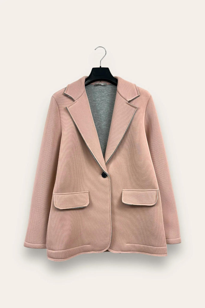 LOVEme Giacca neoprene con un bottone