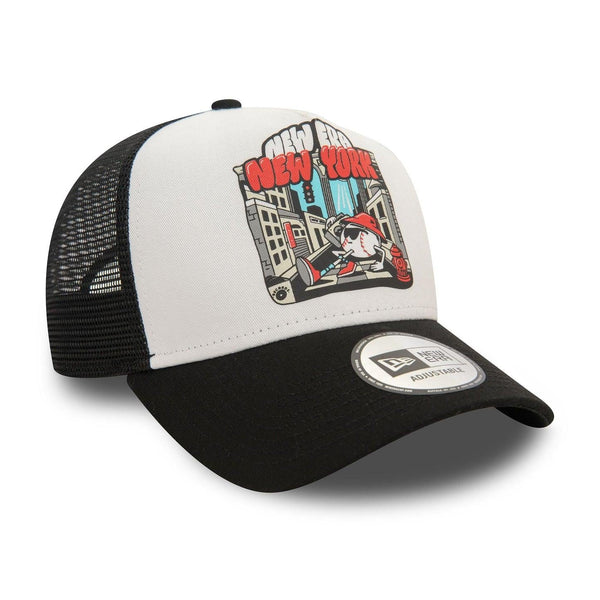 NEW ERA GRAPHIC PRINT TRUCKER NEWERA  BLK