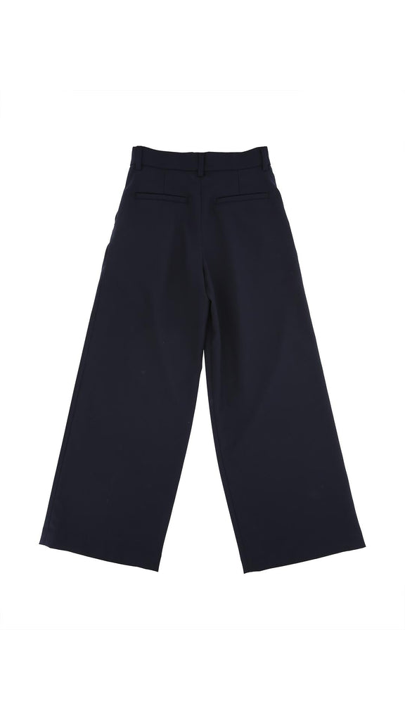 PINKO PANTALONE CON RICAMO IN FRESCO LANA