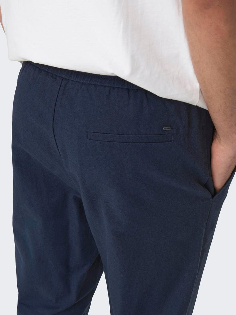 ONLY&SONS ONSLINUS CROP 0007 COT LIN PNT NOOS