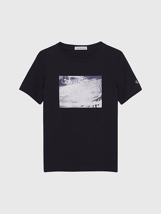 CALVIN KLEIN JEANS GLOW IN THE DARK PRINT T-SHIRT