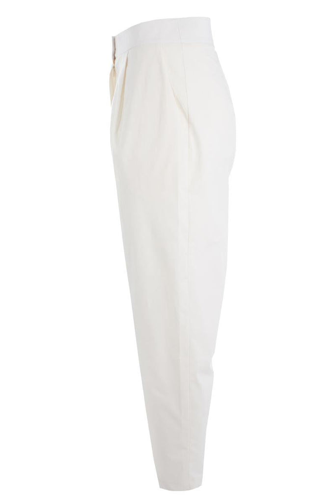 YES ZEE PANTALONE DONNA TIPO CHINOS CON PINCES