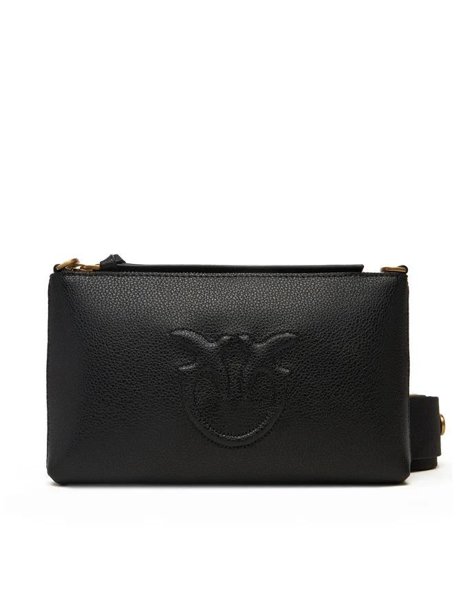 PINKO FLAT HORIZONTAL MINI PELLE BOT