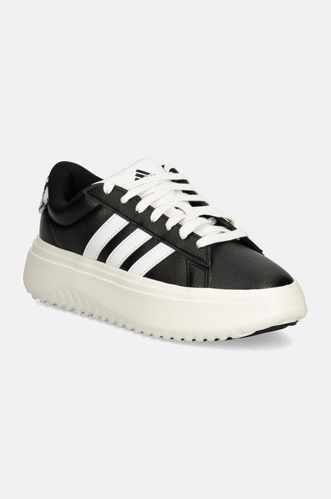 ADIDAS GRAND COURT PLATFOR CBLACK/FTWWHT/CWHITE