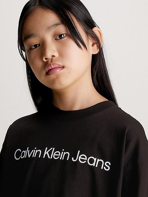 CALVIN KLEIN JEANS INST. LOGO RELAXED LS T-SHIRT