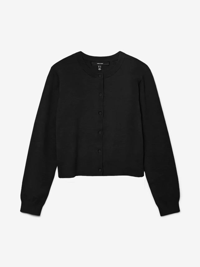 VERO MODA VMVICKY LS O-NECK BUTTON CARDIGAN NOOS