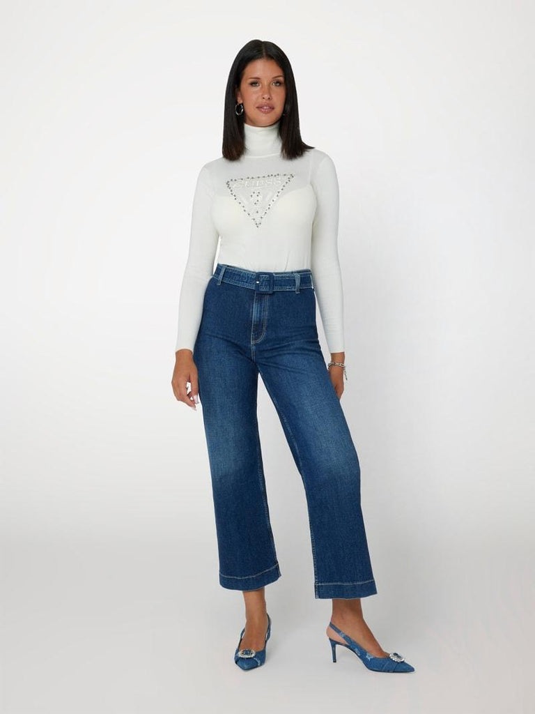 GUESS PIPER TRIANGLE LOGO TN LS SWTR
